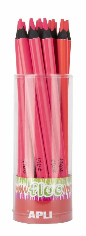 ​LAPIZ JUMBO FLUO TRIANGULAR ROSA