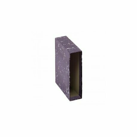 CAJA ARCHIVADOR PLUS A4 NEGRO JASPEADO