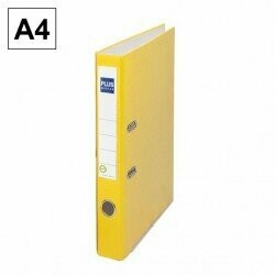 ARCHIVADOR A4 PLUS LOMO ESTRECHO AMARILLO