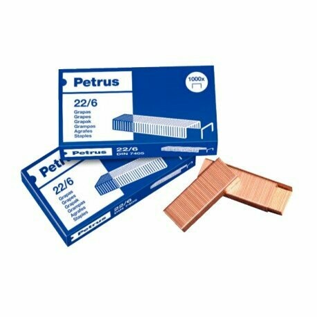 GRAPAS PETRUS Nº22/6 COBREADAS/1000 U