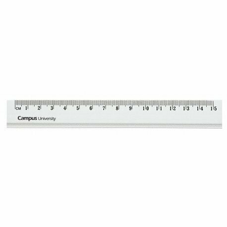 REGLA CAMPUS METALICA 15 CM
