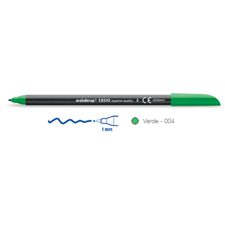 ROTULADOR EDDING 1200 VERDE