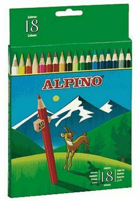 LAPIZ ALPINO 18 COLORES