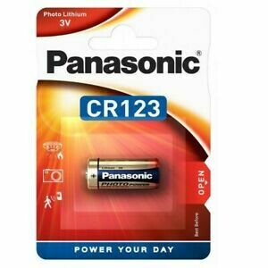 PILAS CR123 PANASONIC