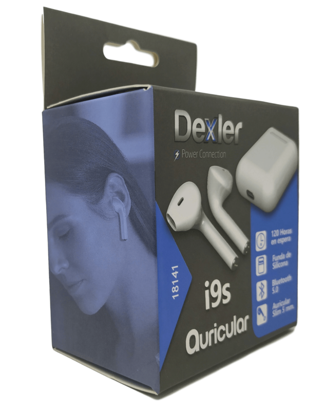 DEXLER AURICULARES IS9 BLUETOOTH CON BASE DE CARGA