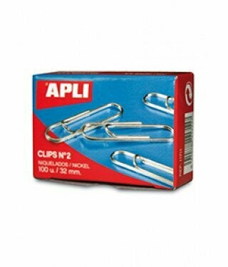 C.CLIPS NIQUEL Nº2 32MM 100U.