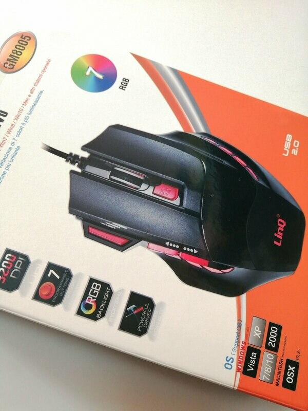 MOUSE USB POR GIOCO