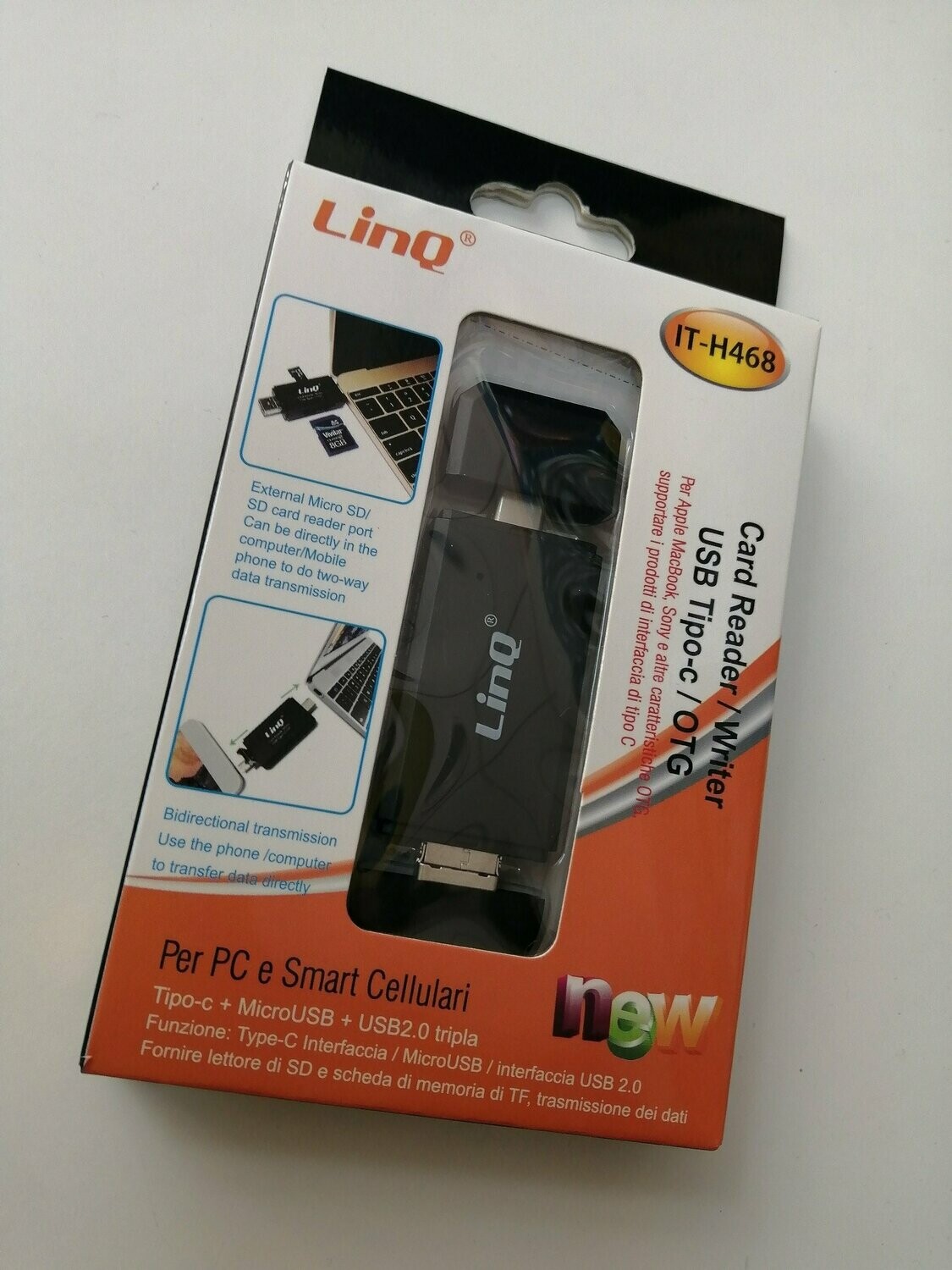 LECTOR TARJETA TPC+MICRO+USB