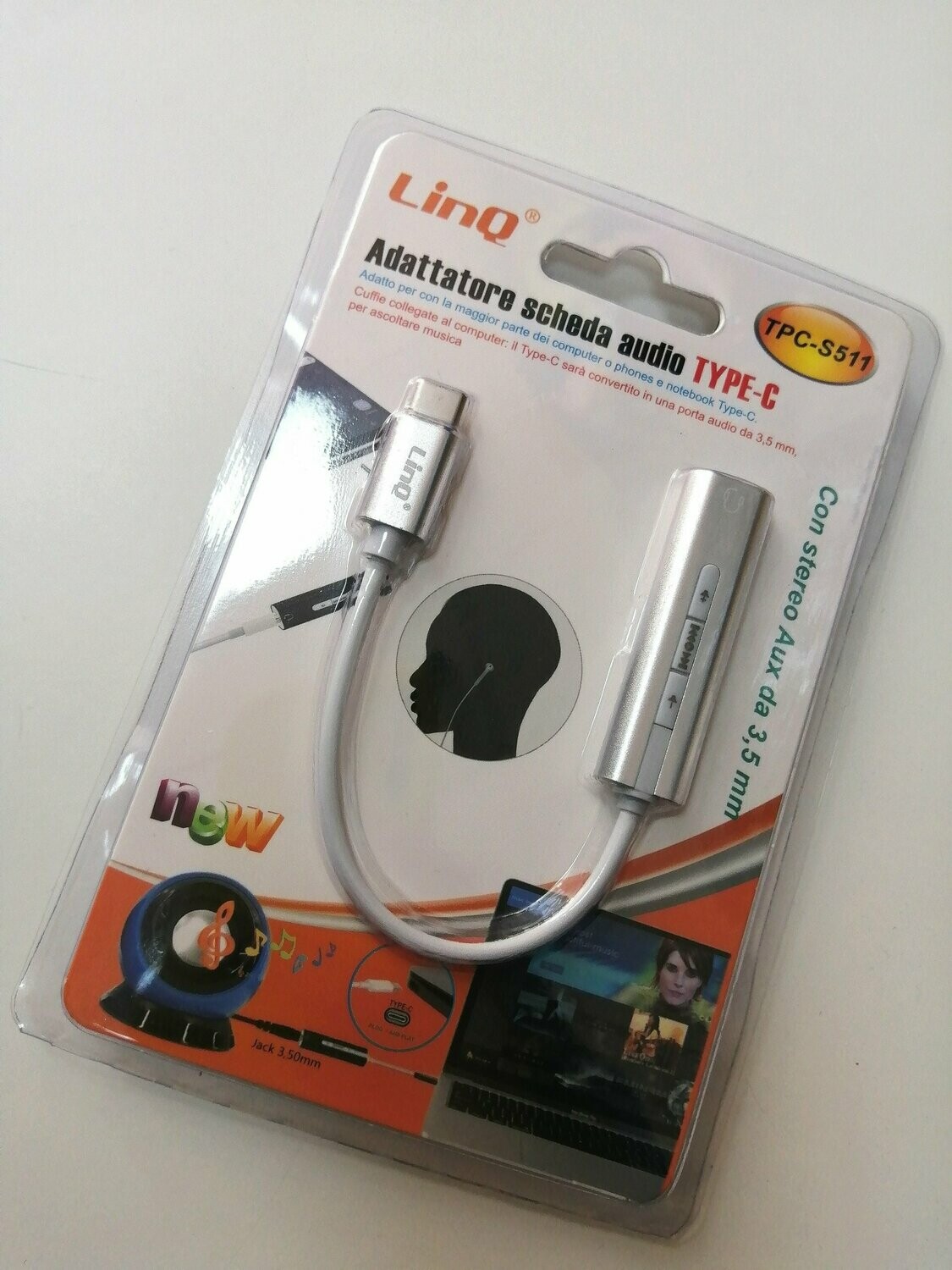 ADAPTADOR DE AUDIO TIPO-C A AUX