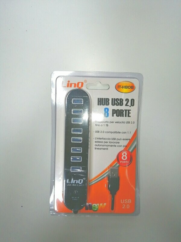 USB 2.0 HUB 8 PUERTOS