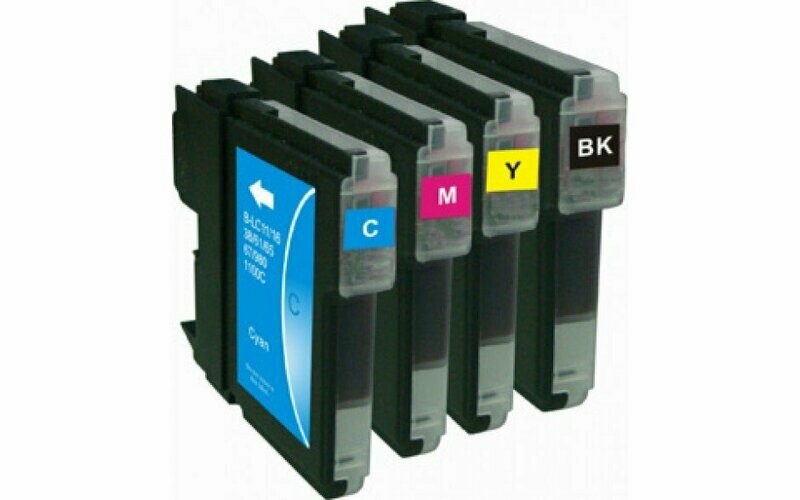 MULTIPACK CARTUCHOS COMPATIBLES BROTHER LC1100/LC980