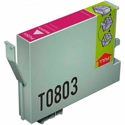 CARTUCHO COMPATIBLE EPSON T0803XL MAGENTA