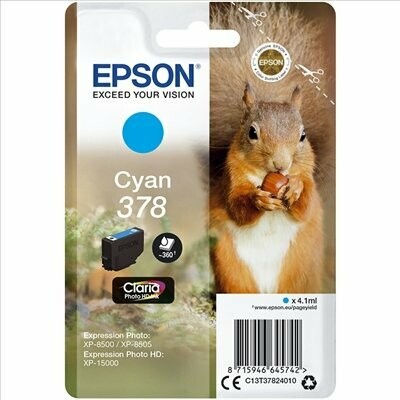 ​CARTUCHOS ORIGINAL EPSON 378 CYAN