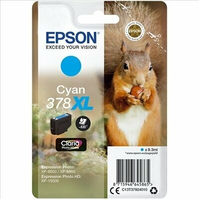 ​CARTUCHOS ORIGINAL EPSON 378 XL CYAN