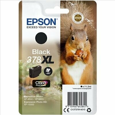 ​CARTUCHOS ORIGINAL EPSON 378 XL NEGRO