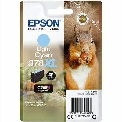 ​CARTUCHOS ORIGINAL EPSON 378 XL CYAN CLARO