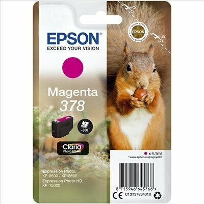 CARTUCHOS ORIGINAL EPSON 378 MAGENTA