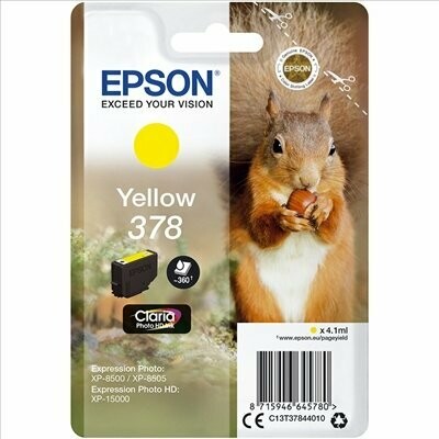 ​CARTUCHOS ORIGINAL EPSON 378 AMARILLO