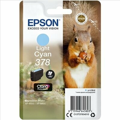 CARTUCHOS ORIGINAL EPSON 378 CYAN CLARO