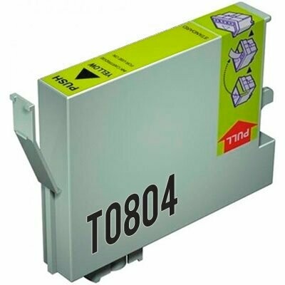 CARTUCHO COMPATIBLE EPSON T0804XL AMARILLO