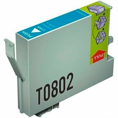 CARTUCHO COMPATIBLE EPSON T0802XL CYAN