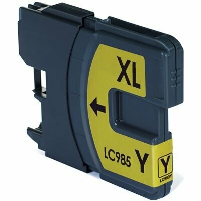 CARTUCHO COMPATIBLE BROTHER LC985 AMARILLO