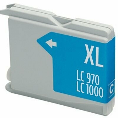 CARTUCHO COMPATIBLE BROTHER LC970/1000 CYAN