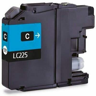 CARTUCHO COMPATIBLE BROTHER LC225 CYAN