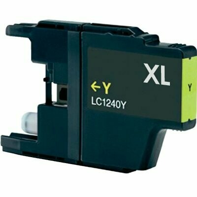 CARTUCHO COMPATIBLE BROTHER LC1240 AMARILLO
