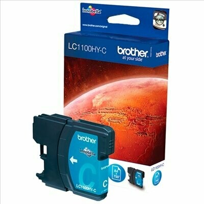 CARTUCHO ORIGINAL BROTHER LC1100 CYAN ALTA CAPACIDAD
