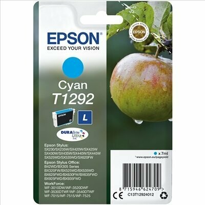 CARTUCHO ORIGINAL EPSON T1292 CYAN