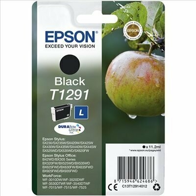 CARTUCHO ORIGINAL EPSON T1291 NEGRO