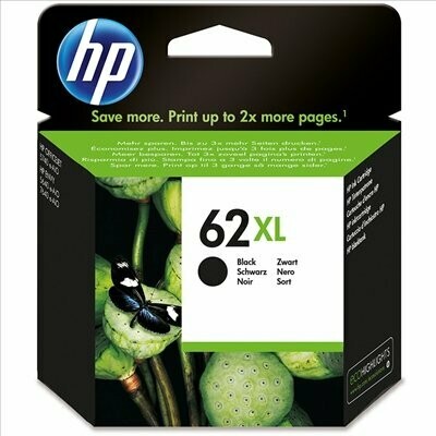 CARTUCHO ORIGINAL HP 62 XL NEGRO