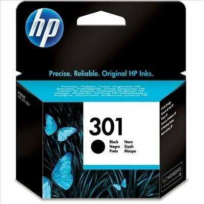 CARTUCHO ORIGINAL HP 301 NEGRO