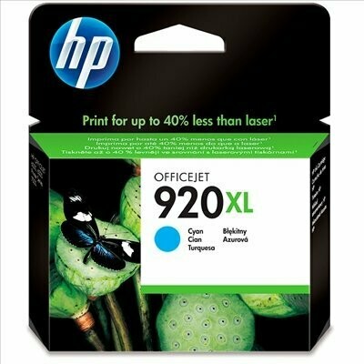 CARTUCHO ORIGINAL HP 920XL CYAN