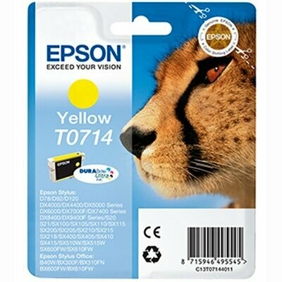 CARTUCHO ORIGINAL EPSON T0714 AMARILLO
