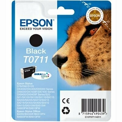 CARTUCHO ORIGINAL EPSON T0711 NEGRO