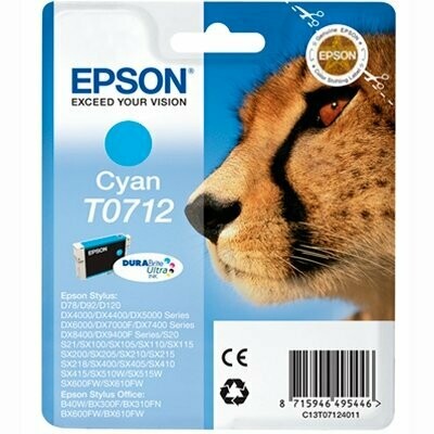 CARTUCHO ORIGINAL EPSON T0712 CYAN