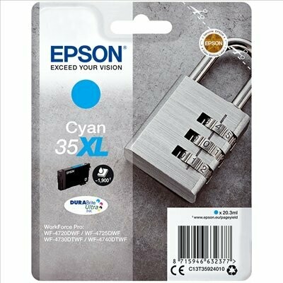CARTUCHO ORIGINAL EPSON 35 XL CYAN