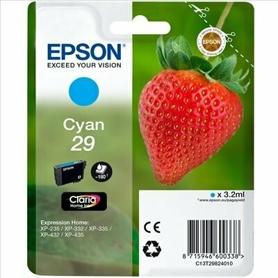 CARTUCHO ORIGINAL EPSON T2982 CYAN