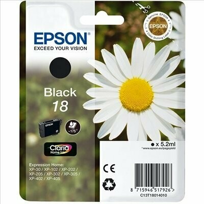 CARTUCHO ORIGINAL EPSON  T1801 NEGRO
