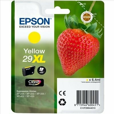 CARTUCHO ORIGINAL EPSON T2994XL AMARILLO
