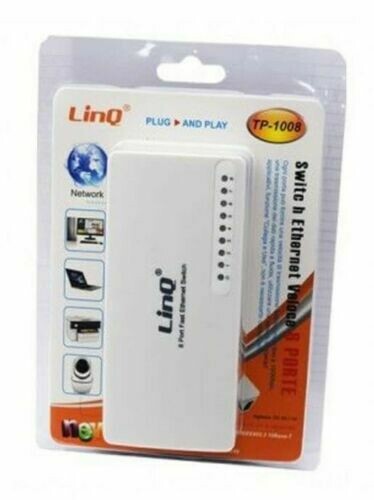 SWITCH RED DE 8 PUERTOS 100MBPS