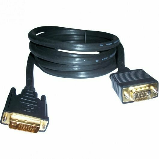 3GO CABLE DVI A VGA MACHO/MACHO 2M