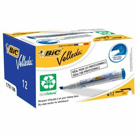 ROTUL VELLEDA 1751 AZUL CAJA 12 UNIDADES.