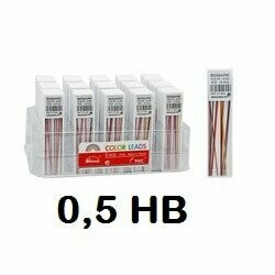 MINAS BISMARC 0.5 HB COLORES.