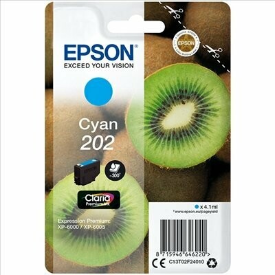 ​CARTUCHO ORIGINAL EPSON 202 CYAN