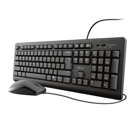 PACK TECLADO + RATON USB TKM-250.