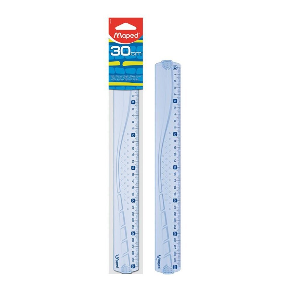 REGLA MAPED PLASTICO 30CM.