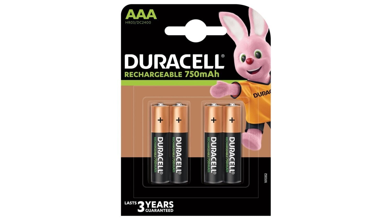 PILA DURACELL RECARGABLE NIHM AAA HR03 1.2V (4U).